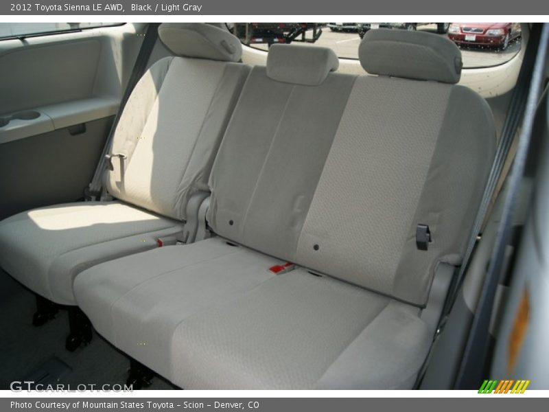 Black / Light Gray 2012 Toyota Sienna LE AWD