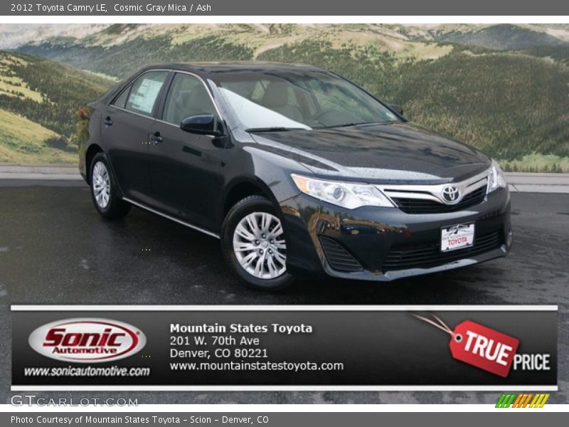 Cosmic Gray Mica / Ash 2012 Toyota Camry LE