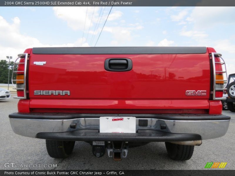 Fire Red / Dark Pewter 2004 GMC Sierra 2500HD SLE Extended Cab 4x4