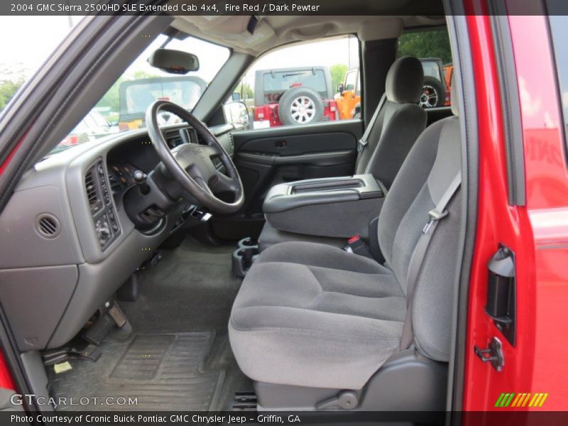  2004 Sierra 2500HD SLE Extended Cab 4x4 Dark Pewter Interior