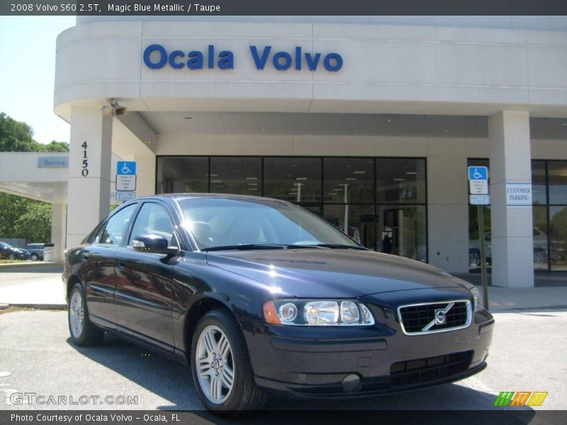 Magic Blue Metallic / Taupe 2008 Volvo S60 2.5T