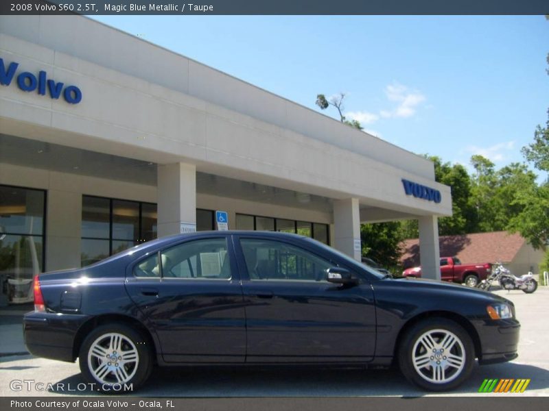Magic Blue Metallic / Taupe 2008 Volvo S60 2.5T