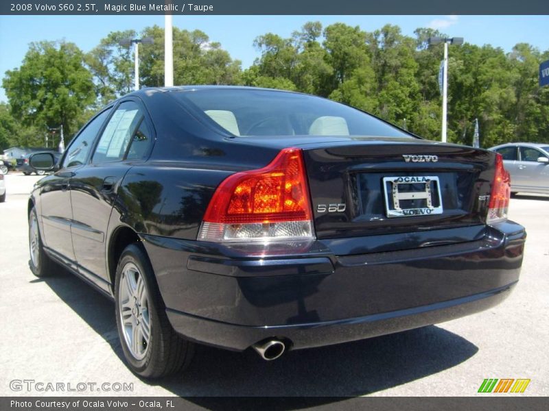 Magic Blue Metallic / Taupe 2008 Volvo S60 2.5T