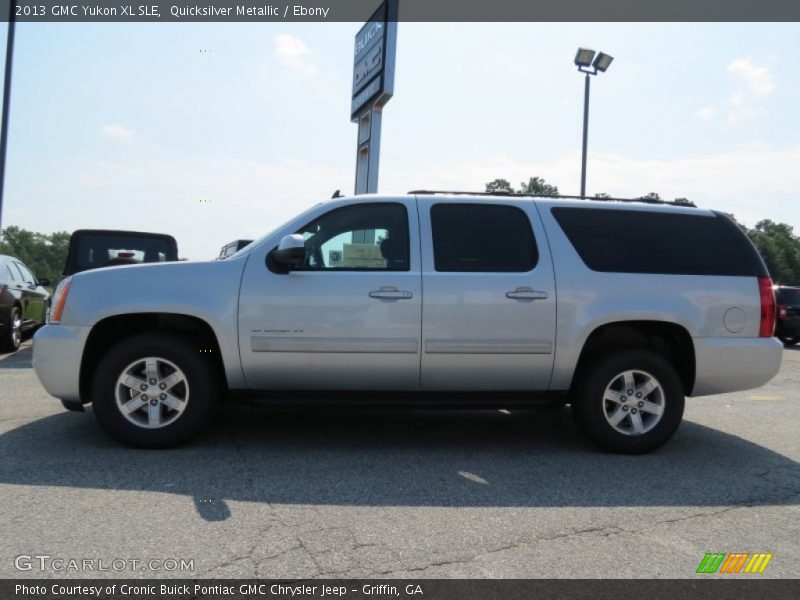 Quicksilver Metallic / Ebony 2013 GMC Yukon XL SLE