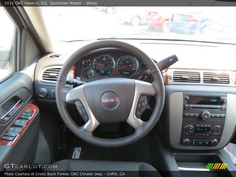 Quicksilver Metallic / Ebony 2013 GMC Yukon XL SLE