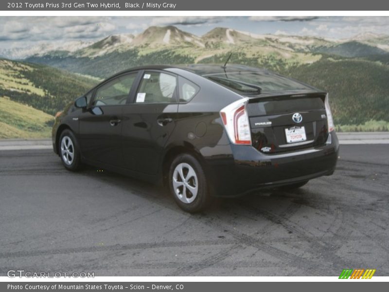 Black / Misty Gray 2012 Toyota Prius 3rd Gen Two Hybrid