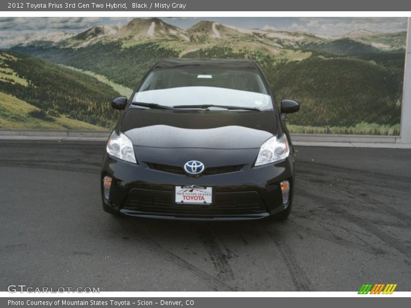 Black / Misty Gray 2012 Toyota Prius 3rd Gen Two Hybrid