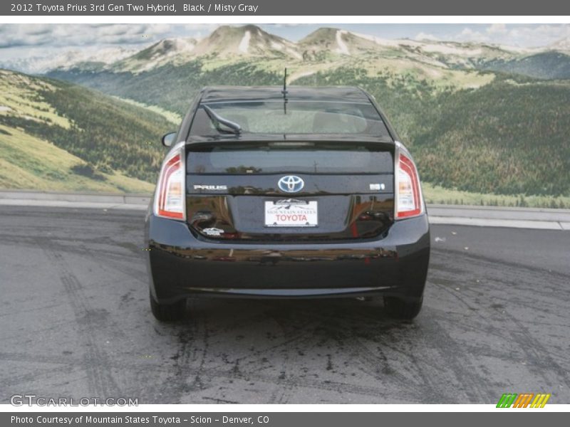 Black / Misty Gray 2012 Toyota Prius 3rd Gen Two Hybrid