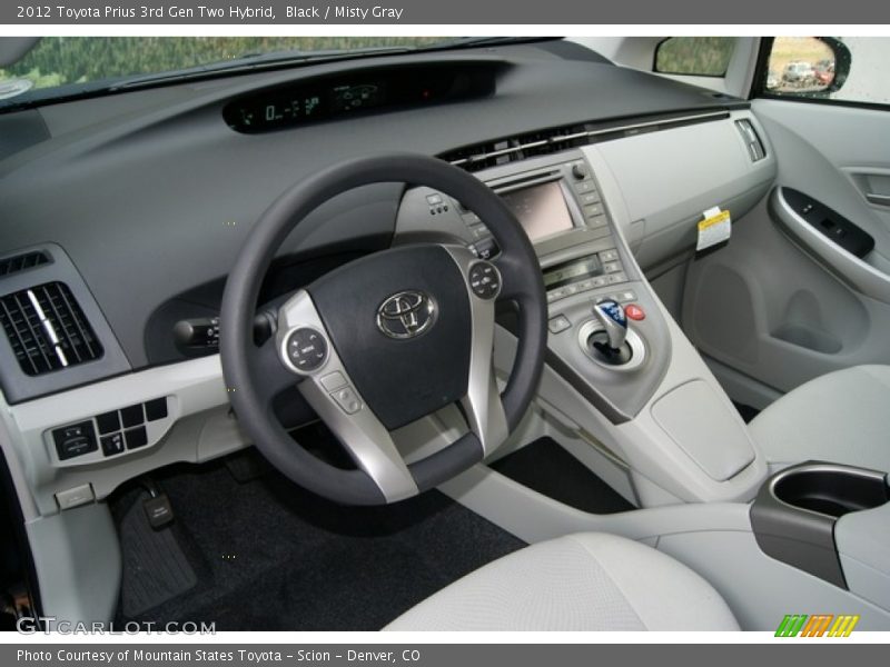 Black / Misty Gray 2012 Toyota Prius 3rd Gen Two Hybrid