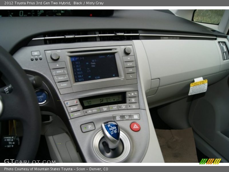 Black / Misty Gray 2012 Toyota Prius 3rd Gen Two Hybrid