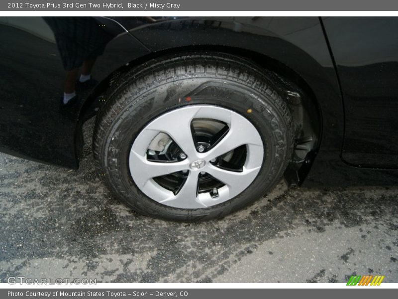 Black / Misty Gray 2012 Toyota Prius 3rd Gen Two Hybrid