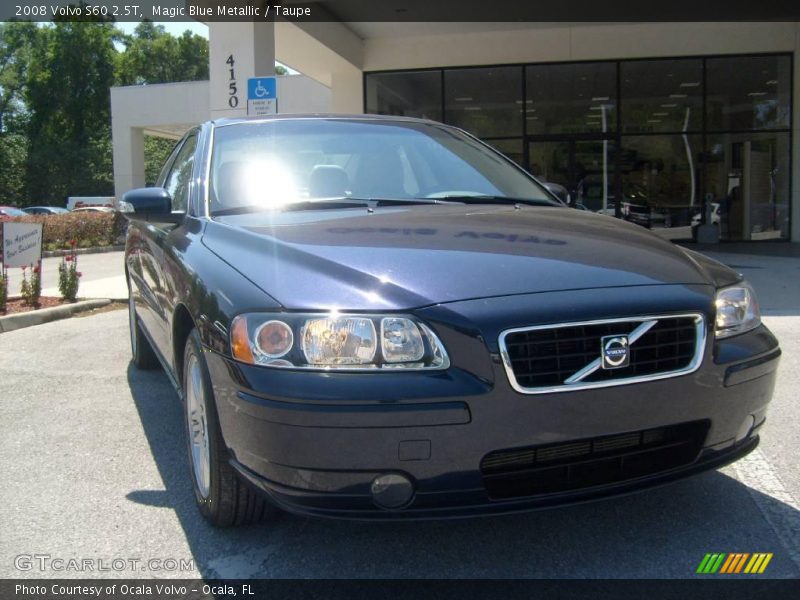Magic Blue Metallic / Taupe 2008 Volvo S60 2.5T