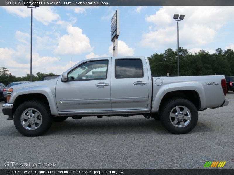  2012 Canyon SLE Crew Cab Pure Silver Metallic