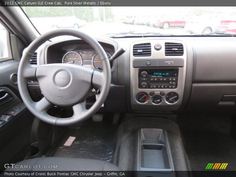 Pure Silver Metallic / Ebony 2012 GMC Canyon SLE Crew Cab