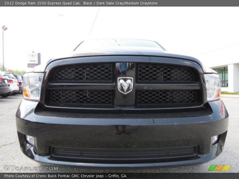 Black / Dark Slate Gray/Medium Graystone 2012 Dodge Ram 1500 Express Quad Cab