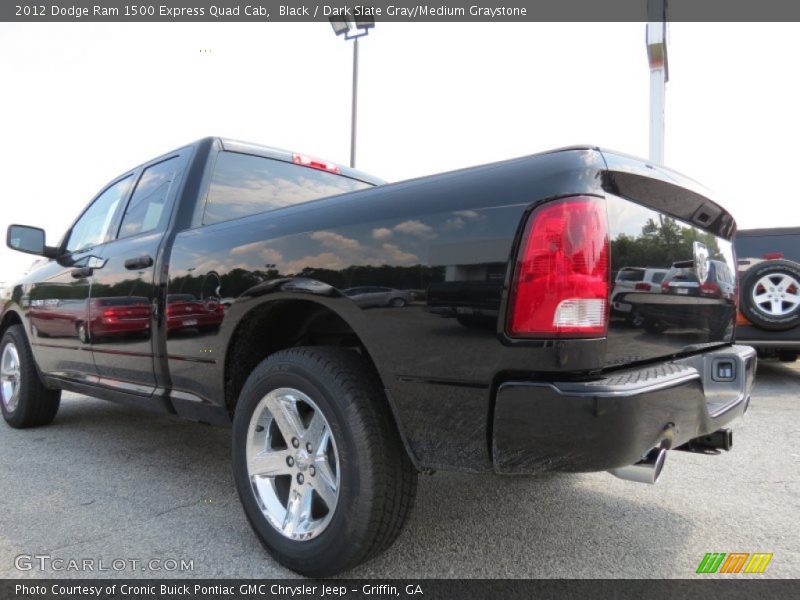 Black / Dark Slate Gray/Medium Graystone 2012 Dodge Ram 1500 Express Quad Cab