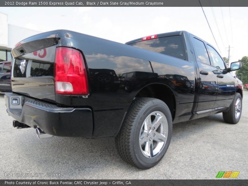 Black / Dark Slate Gray/Medium Graystone 2012 Dodge Ram 1500 Express Quad Cab