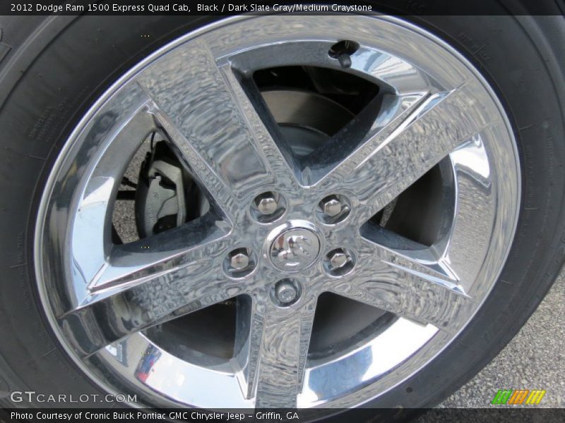 Black / Dark Slate Gray/Medium Graystone 2012 Dodge Ram 1500 Express Quad Cab