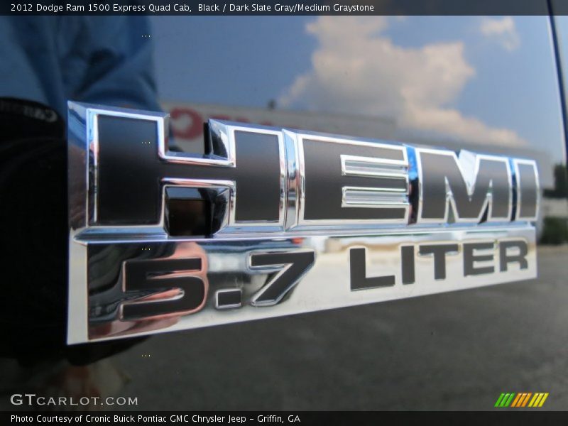 Black / Dark Slate Gray/Medium Graystone 2012 Dodge Ram 1500 Express Quad Cab