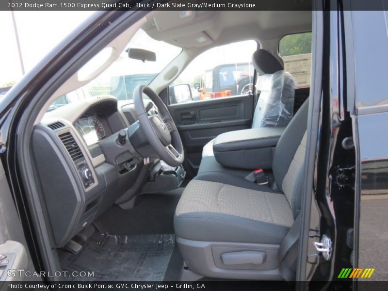 Black / Dark Slate Gray/Medium Graystone 2012 Dodge Ram 1500 Express Quad Cab