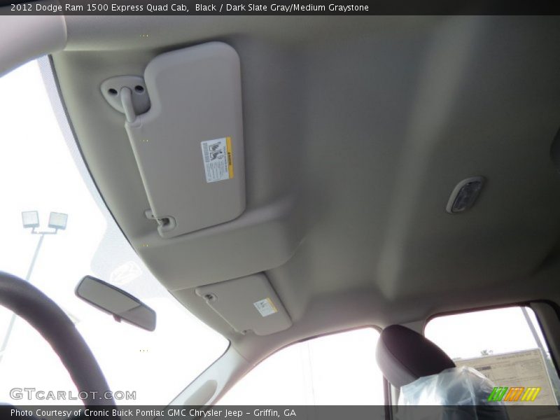 Black / Dark Slate Gray/Medium Graystone 2012 Dodge Ram 1500 Express Quad Cab