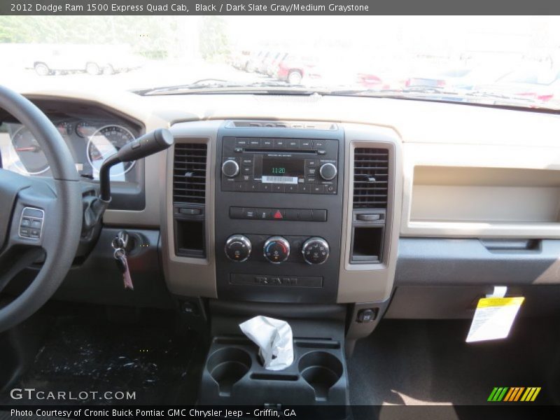 Black / Dark Slate Gray/Medium Graystone 2012 Dodge Ram 1500 Express Quad Cab