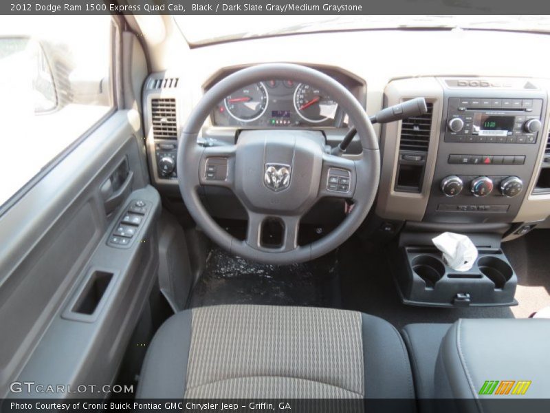 Black / Dark Slate Gray/Medium Graystone 2012 Dodge Ram 1500 Express Quad Cab