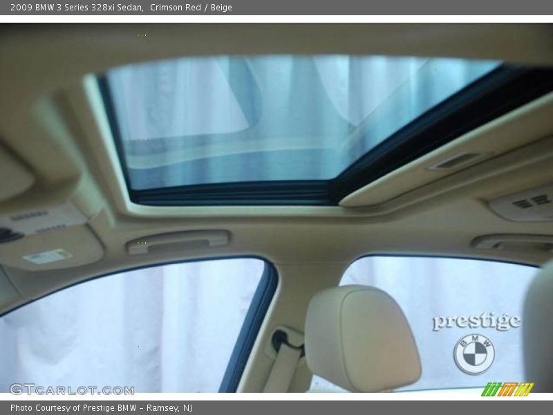 Crimson Red / Beige 2009 BMW 3 Series 328xi Sedan