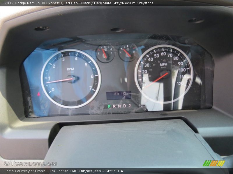 Black / Dark Slate Gray/Medium Graystone 2012 Dodge Ram 1500 Express Quad Cab