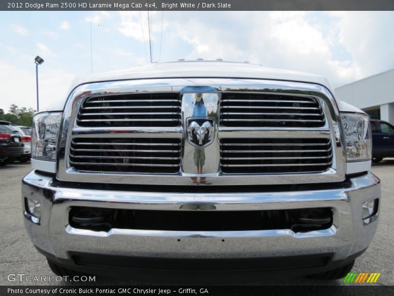 Bright White / Dark Slate 2012 Dodge Ram 2500 HD Laramie Mega Cab 4x4