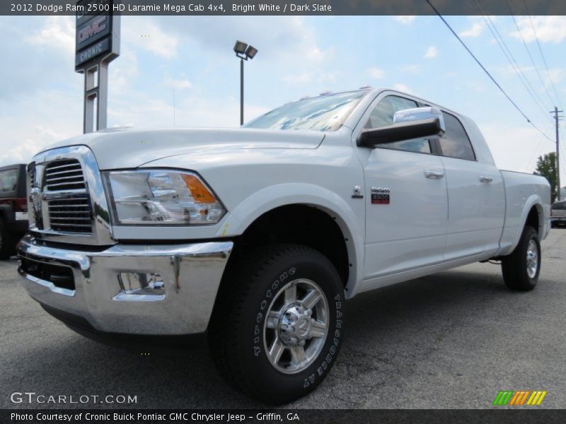 Front 3/4 View of 2012 Ram 2500 HD Laramie Mega Cab 4x4