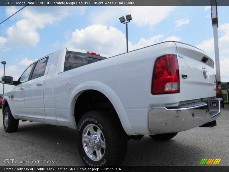 Bright White / Dark Slate 2012 Dodge Ram 2500 HD Laramie Mega Cab 4x4