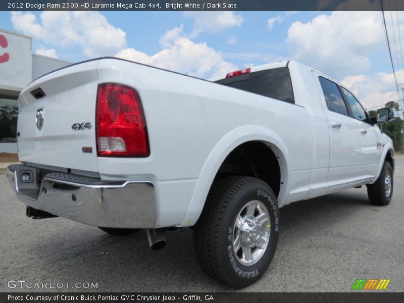 Bright White / Dark Slate 2012 Dodge Ram 2500 HD Laramie Mega Cab 4x4