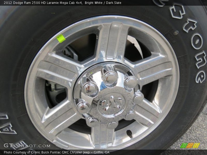 Bright White / Dark Slate 2012 Dodge Ram 2500 HD Laramie Mega Cab 4x4