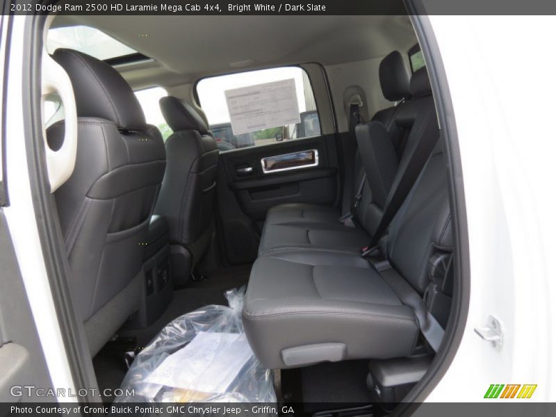 Rear Seat of 2012 Ram 2500 HD Laramie Mega Cab 4x4