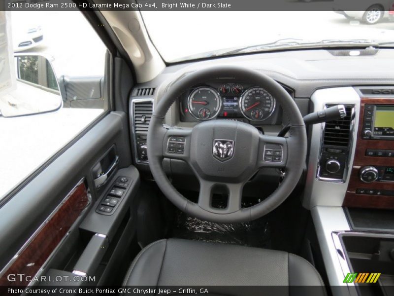  2012 Ram 2500 HD Laramie Mega Cab 4x4 Steering Wheel