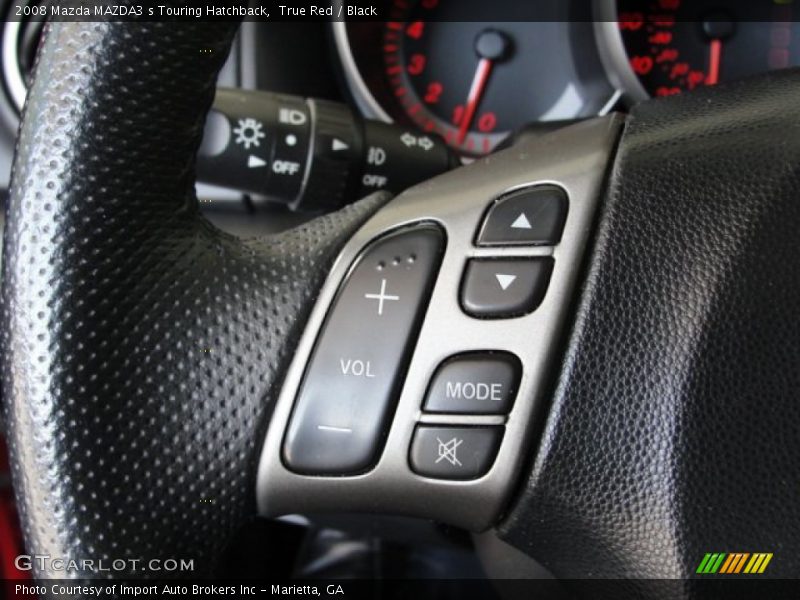True Red / Black 2008 Mazda MAZDA3 s Touring Hatchback
