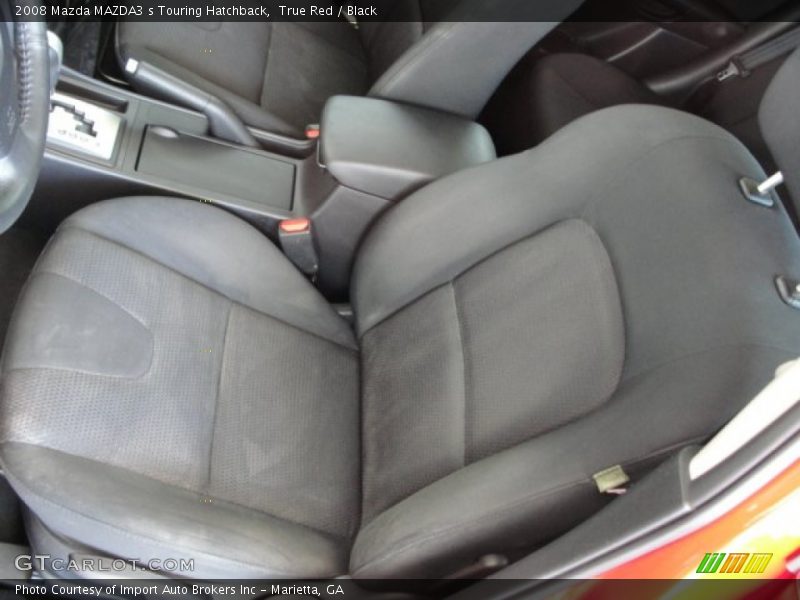 True Red / Black 2008 Mazda MAZDA3 s Touring Hatchback