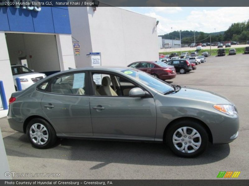 Natural Khaki / Beige 2010 Hyundai Elantra GLS