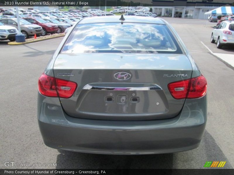 Natural Khaki / Beige 2010 Hyundai Elantra GLS