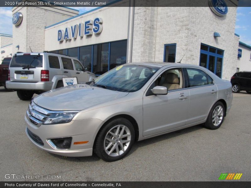Smokestone Metallic / Camel 2010 Ford Fusion SEL V6