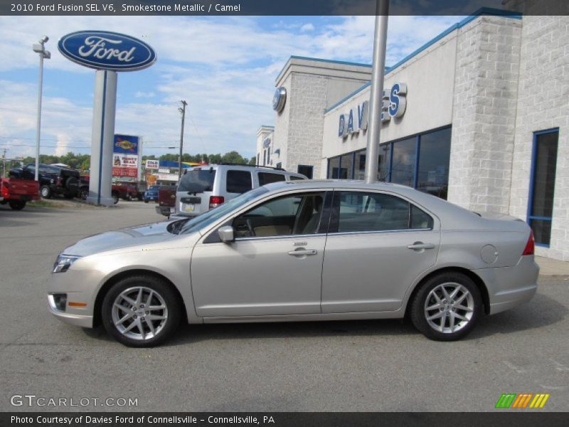 Smokestone Metallic / Camel 2010 Ford Fusion SEL V6