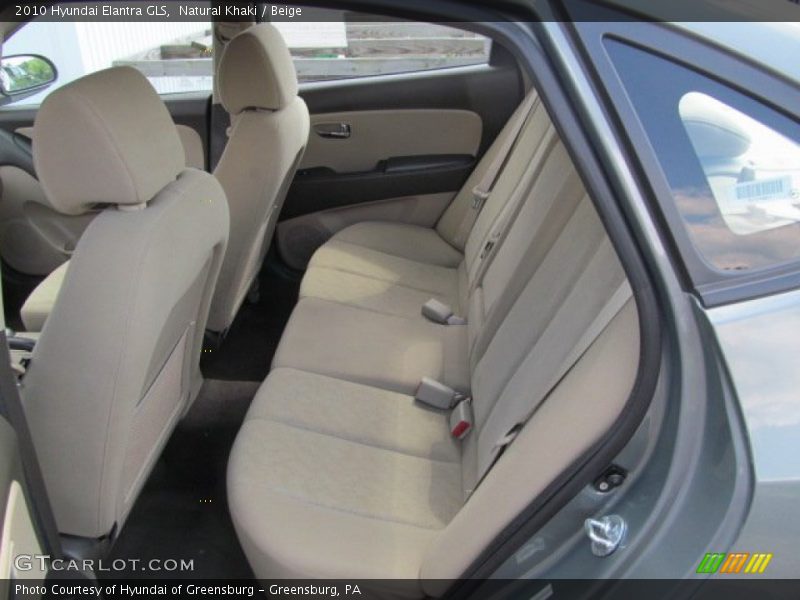 Rear Seat of 2010 Elantra GLS