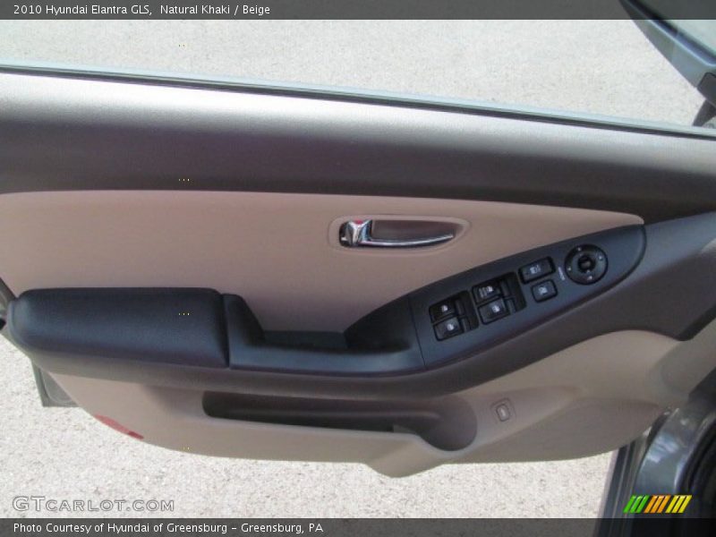Natural Khaki / Beige 2010 Hyundai Elantra GLS