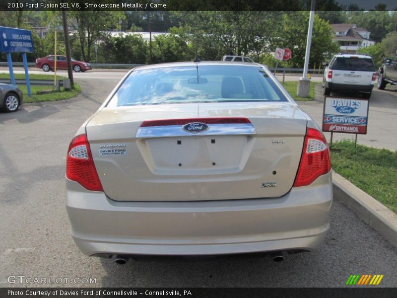 Smokestone Metallic / Camel 2010 Ford Fusion SEL V6