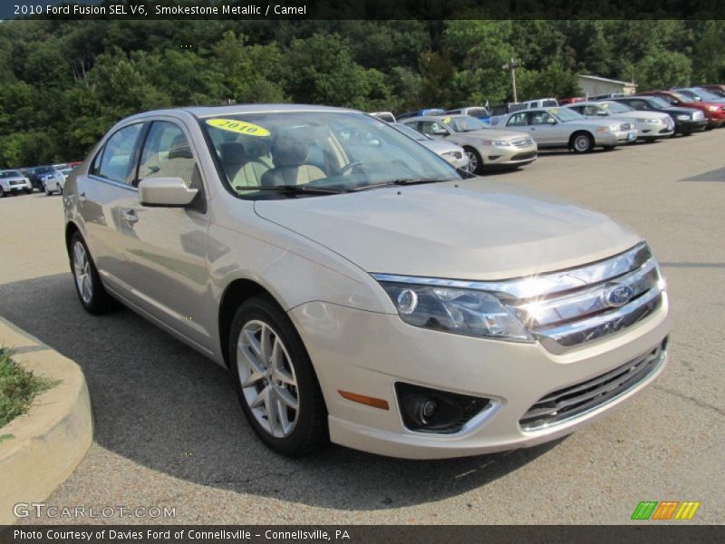 Smokestone Metallic / Camel 2010 Ford Fusion SEL V6