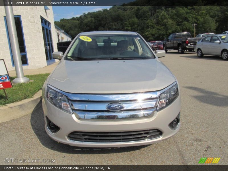 Smokestone Metallic / Camel 2010 Ford Fusion SEL V6