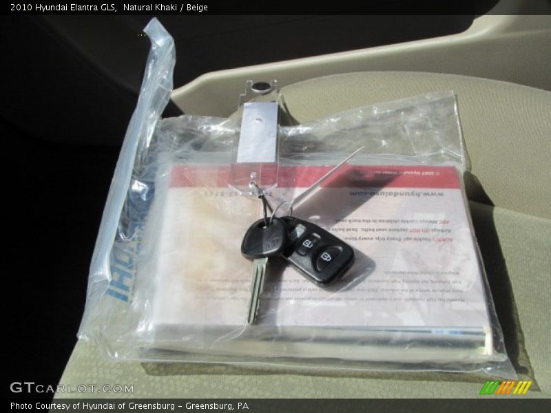 Keys of 2010 Elantra GLS
