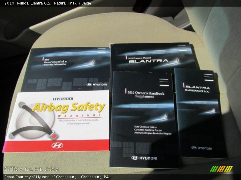 Books/Manuals of 2010 Elantra GLS