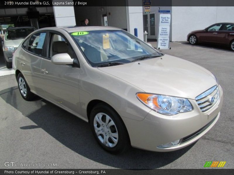 Laguna Sand / Beige 2010 Hyundai Elantra GLS